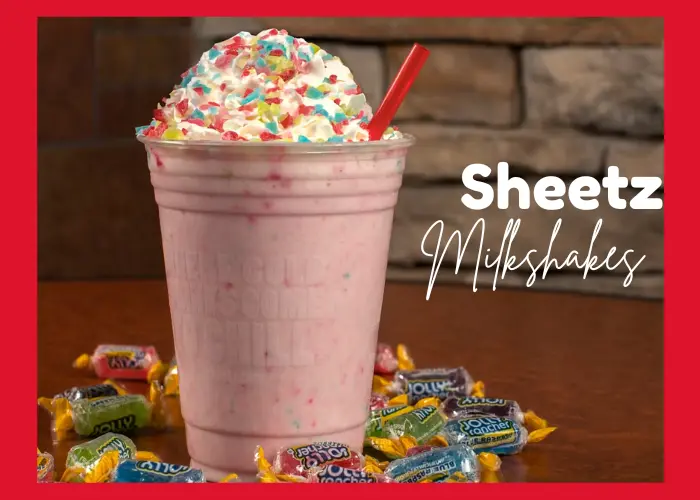 Sheetz Menu with Prices 2026 | ice cream, jalapeno poppers 7 Sheetz Milkshakes Menu