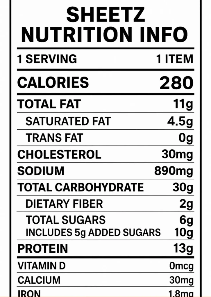 Sheetz Nutrition Info | Calories, Healthy Menu Choices 2 Sheetz Nutrition Info