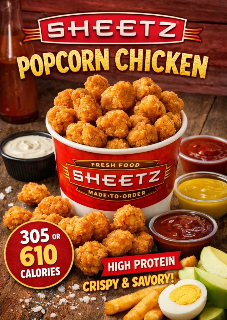Sheetz Popcorn Chicken | Nutrition, Calories, Protein 1 sheetz popcorn chicken