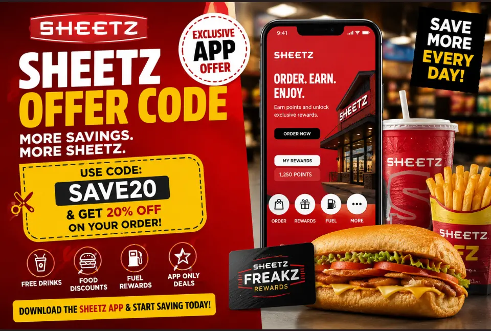 Sheetz Offer Code 2026: Best Fuel Food Reward & Savings Tips 1 Sheetz Offer Code