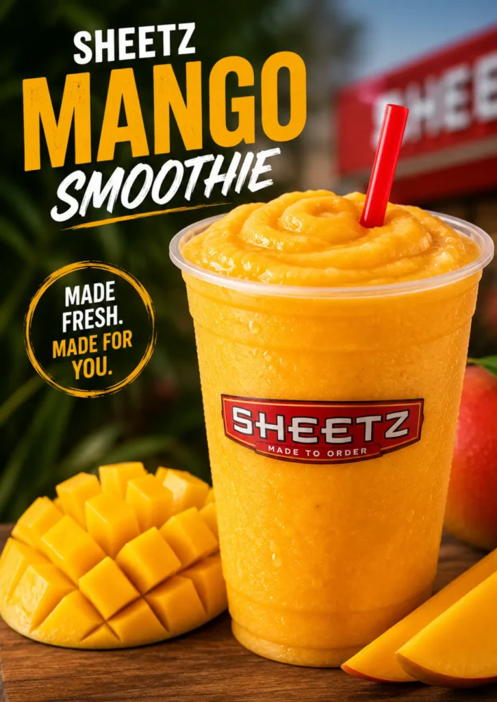 Sheetz Smoothie Menu With Prices | Best Flavors (2026) 1 sheetz Mango smoothies